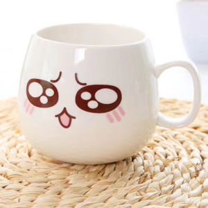 TEKANAI | Creative Ceramic Cup With Lid and Spoon