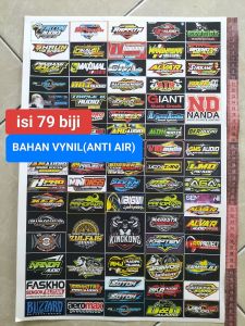 STIKER AUDIO | STIKER SOUND | STIKER SOUNDSYSTEM | STIKER ANTI AIR | STIKER VYNIL | STIKER PACK | STIKER 1 LEMBAR ISI 79 BIJI