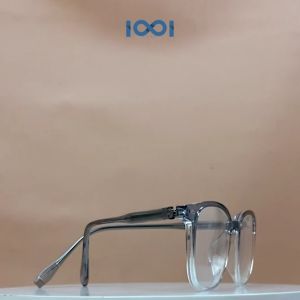 IOOI Eyewear -  Kacamata Kotak TR 90 Metal Lensa Anti Radiasi Blueray Photocromic Pria Wanita 83042