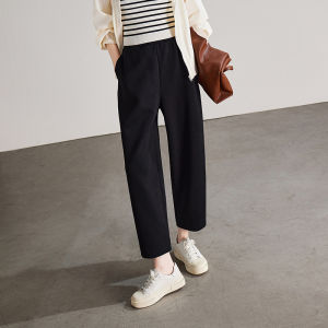 Cappuccino Color Small Sized Womens High Waist Harem Pants