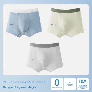 miiow | Boys Underwear Modal Cotton Briefs Thin Pure Cotton Crotch Development Stage Boys Boxer Shorts Breathable Quick Dry Antibacterial