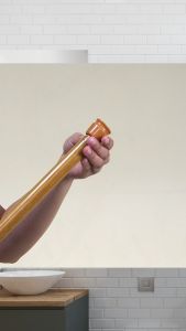 Extension rod for curtain / Adjustable Curtain/Cloth Rod | BROWN Multipurpose Extendable (70 to 120cm and 104 to 193 cm) Iron epoxy Spray