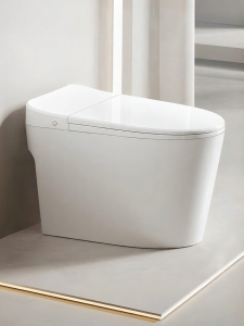Home High Water Efficiency Kick-Control Large Diameter Anti-Odor Easy-Cleaning Clog-Resistant Toilet