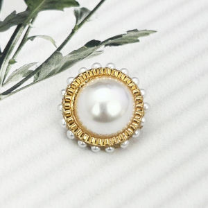 New Pearl Button Dress Cardigan Outerwear Hand Sewn Decorative High End Brand Button Home Fabric Sewing DIY Accessories