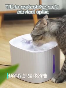 Cat Water Fountain 3L Pet Automatic Water Dispenser Cat Dog Water Feeder Drinking Bowl Bekas Air Kucing 貓咪 飲水機