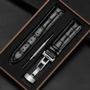 Woalmorn |  Genuine Leather Watch Band For Men And Women Suitable For Mido Watches Bellerose 8600 Bruner Steering Wheel Design