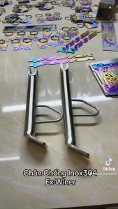 Chân chống nghiêng inox 304 gắn xe Winner Exciter 135 150