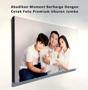 Cetak Foto Bingkai Jumbo Ukuran 20R 60x40cm
