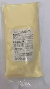 Xốt mayonaise nhãn hiêu COLESLAW KEWPIE túi 1KG