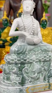 พระอุปคุต  ขนาดหน้าตัก 5 นิ้ว สีหินอ่อนสวยงาม