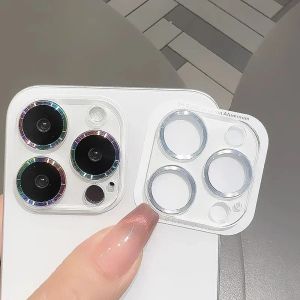 Lens Protection For IPhone 16 15 14 Pro Max Plus 12 13 Mini 17 Camera Lens Metal Ring Tempered Glass Protector Full Cover Film