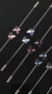 Sv Premium Jarum Peniti Tudung Pin Tudung Stainless Steel Butterfly Hijab Pin Fashion Pin Brooch Rama Rama With Gift Box
