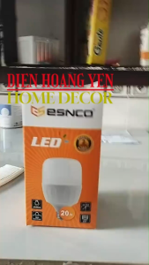 Bóng Đèn Led Trụ 10W 20W 30W 40W 50W Esnco chính hãng. Hàng chất lượng tốt độ tin cậy cao siêu sáng siêu bền