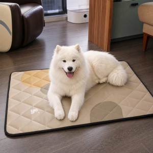 Teeker Pet Mat for Cat Cooling Pad for Dogs Easy Clean Pet Mat Waterproof Washable Pad Indoor & Outdoor Portable Bed Pad Suit All Season Summer and Winter