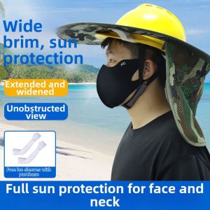 TIANXINHANYOU | Sun-Protection Wide Brim Construction Safety Helmet Breathable