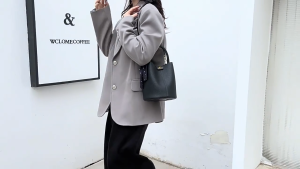 G52194 TAS SELEMPANG WANITA BAINIDAISHU PREMIUM FREE PAPERBAG BUCKET BAG SLINGBAG TABUNG TAS JALAN KECIL WANITA