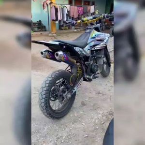 Knalpot racing CRF 150L WR155 KLX 150 D-TRACKER 150 Triton original Double Muffler Type PRO-5 Series