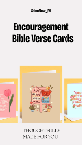 Bible Verse Encouragement Card – Floral Design Gift Idea | Christian Bible Comfort Empathy Motivation Card | FREE Envelope FREE Bubble Mailer