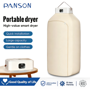 PANSON Portable Clothes Dryer Machine Electric Foldable Compact Mini Laundry Dryers with Remote Control