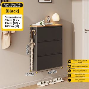 DIBIOU | Dustproof Thin Shoe Cabinet 15cm