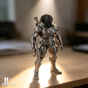 Gothic Myth & Sci-Fi Collectible Set Anubis/Cerberus/Alien Warrior Figurines Home Office Desk Ornaments Dark Style Statues