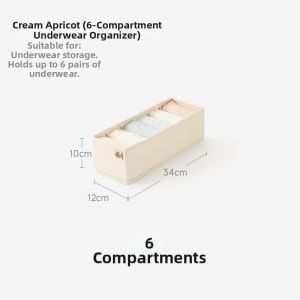 EACHY | Home Drawer Divided Organizing Box Underwear Storage Organizer