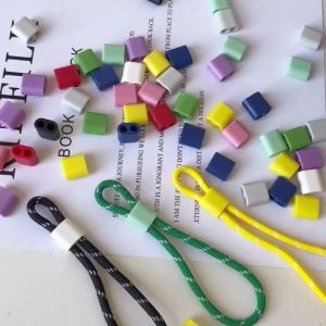 2-10pcs Double - Hole Plastic Adjustment Buckles/Rope Tightening Buckles for 5-6mm Rope DIY Keychain Clothes Rope Adjustment