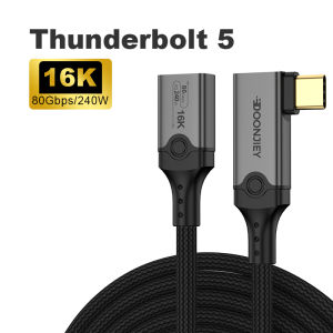 Cáp Mở Rộng DOONJIEY USB5 Type C 80Gbps Truyền Dữ Liệu PD 240W Dây Sạc Nhanh Tương Thích Thunderbolt 4/5 - Cáp USB C To C 16K