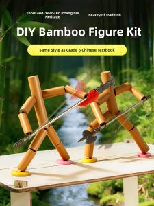 Yizhi | Parent-child Interactive Deluxe Bamboo Stick Figure Battle Toy DIY Kit