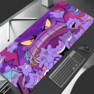 Bandai | P-Pokemon Gengar Anime Extended Gaming Mouse Pad Large Desk Mat Keyboard Pad for PC Laptop LOL Gamer Gift