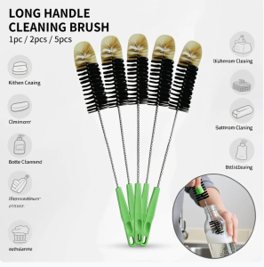 Round Nylon Brush Flexible Bendable Cleaner for Washing Narrow Neck Bottle Wine Decanter Beer Brewing Sup Hygiene Care