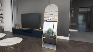 Rarus Minimalist Mirror Arch Mirror Full Length Mirror Dressing Mirror Decorative Mirror Entryway Mirror Floor Mirror