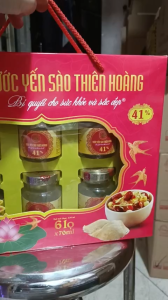 Yến Sào Thiên Hoàng 41% tổ yến có đường (6 Lọ x 70ml)