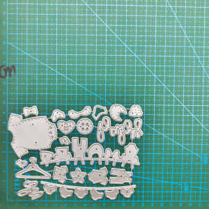 Metal Cutting Dies Baby Clothes Stencils For DIY Scrapbooking Decorative Embossing Handcraft Template