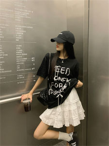 Váy Ngắn Xếp Ly Màu Trắng Cỡ Lớn Cho Nữ Mùa Thu Phong Cách Ballet Chống Ánh Sáng Váy Ngắn Xếp Ly Ren Viền Cao Cấp