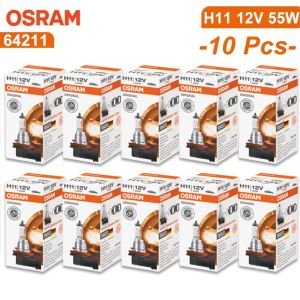 Osram | OSRAM 10pcs H4 H7 H11 HB3 HB4 Original Lamp 3200K Head Light H8 H9 H16 9005 9006 Lamps Car Halogen Bulbs Made in Germany U.S.A