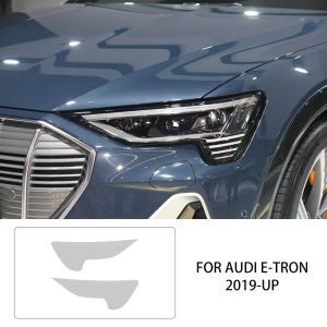 Phim Bảo Vệ Đèn Pha Ô Tô TPU Cho Audi E-tron 2019-2026 Chống Trầy Xước Khói PPF Vận Chuyển Phụ Kiện Bên Ngoài Ô Tô
