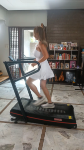 RHYNO PORTABLE MECHANICAL CURVED TREADMILL