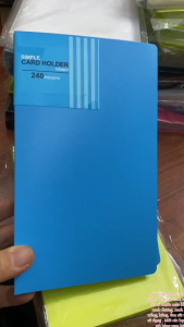 Sổ Name Card A5 Pockets Handy – Bìa Nhựa Dẻo Đựng Danh Thiếp Gọn Nhẹ Văn Phòng