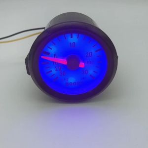 Đồng Hồ Đo Áp Suất Tăng Áp Kỹ Thuật Số 52mm Với Đèn LED Xanh Dương - Phạm Vi -30~30 PSI - Phụ Kiện Ô Tô - Đồng Hồ Đo Áp Suất Turbo