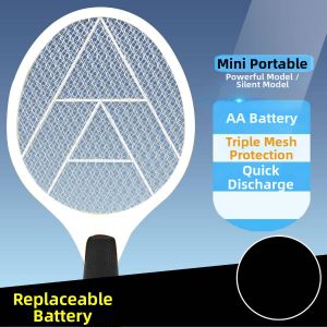 Silent Rechargeable Electronic Fly Swatter