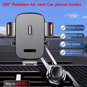 Extendable Air Vent Car Phone Mount 3-Point Support with Superior Stability Hook Compatibility Fit for All 4"-7" Smartphone