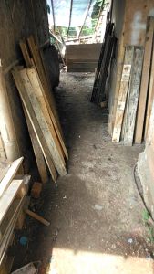 GROSIR meja dua susun full kayu jati belanda panjang 80cm lebar 40cm tinggi 65cm siap pakai