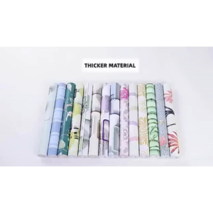 Wallpaper Sticker Dapur Walpaper Dinding Meja Motif Marmer Marble PVC Aesthetic Putih Gold Hitam New