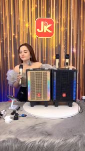 LOA Karaoke Xách Tay JK-K12 Bass 30cm Cực Khủng - JK-08 Pro ĐÈN LED - BASS 20CM Âm Thanh Trong TrẻoCó Thể Kết Nối Các Thiết Bị Như Điện Thoại Laptop Máy Tính. Các Cổng Kết Nối Như Bluetooth Optical Aux Usb...