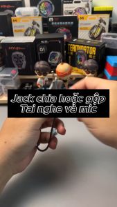 Jack Chia Hoặc Gộp Cổng Tai Nghe Và Micro - DAC Cao Cấp - Hỗ Trợ Chơi Game - LiveStream...