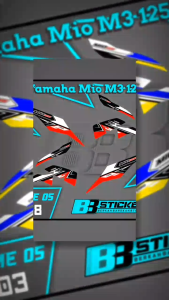 Decal Striping Mio M3 125 Bisa Hologram – Stiker Variasi Terbaru MME 5 SPORTY