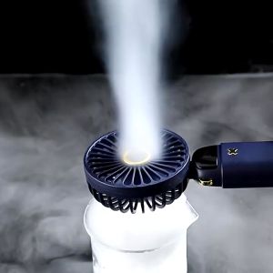 【Local delivery】 Kipas Mini Fan Portable Fan USB Rechargeable Mist Fan 5 Speed Handheld Fan With LED Display Neck Fan Kipas Leher 迷你小风扇