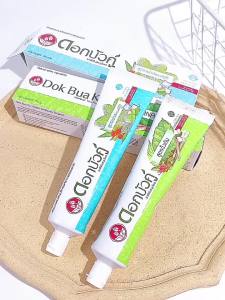 228Thailand Twin Lotus Herbal Toothpaste Cleaning Teeth Yellow Teeth Sns Fresh Breath Removing Bad Breath Care Gum Strengthening Teeth 150G