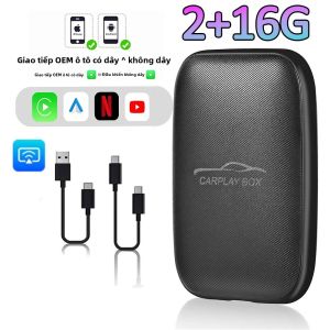 Hộp AI CarPlay 5 Trong 1 Cho Android Bộ Chuyển Đổi Không Dây CarPlay Android Auto TV Thông Minh OEM Cho Netflix YouTube - Phụ Kiện Ô Tô